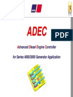 ADEC Advanced Diesel Engine Controller for Series 4000/2000 Generator Application
