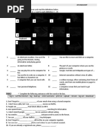 Vocabulary Task