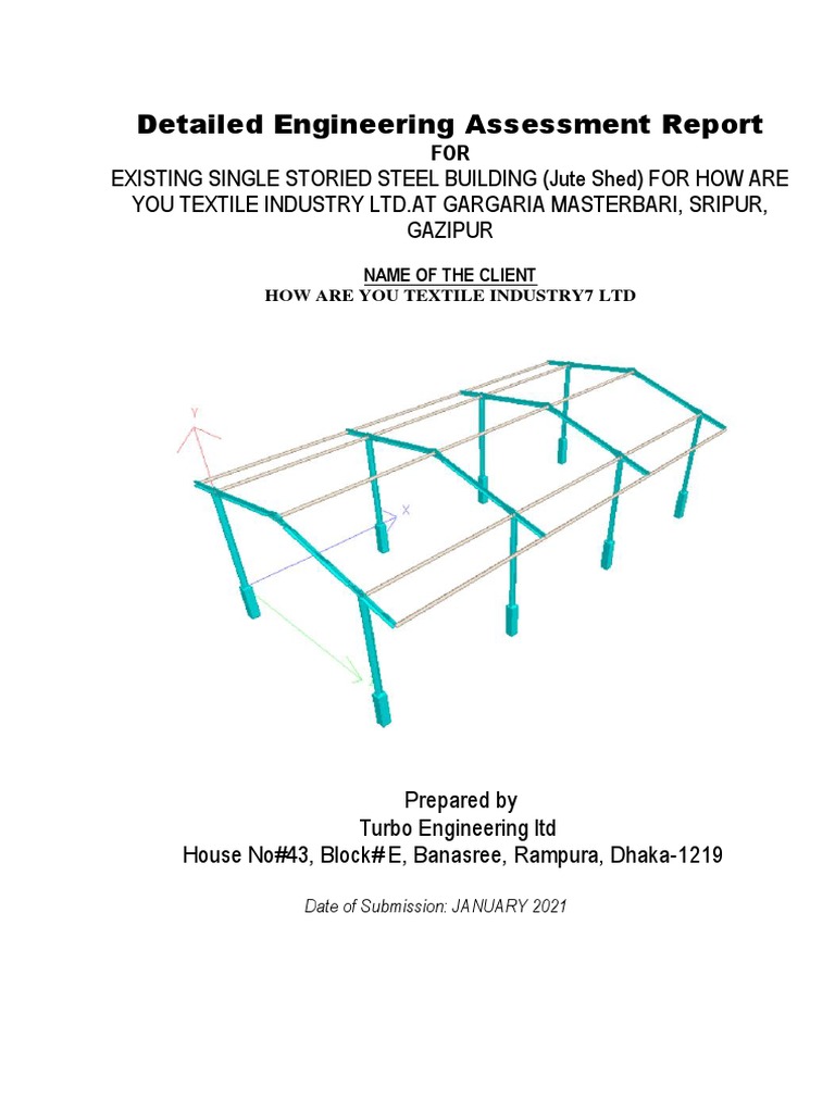 JUTE shedDEA PDF Structural Load Column