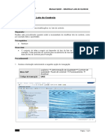 QA02 - Modificar Lote de Controle