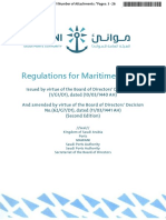Regulations for Maritime Agents