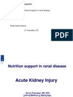 Nutrition support in renal disease. Acute Kidney Injury