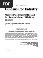 FDA Guidance For Industry MDI and DPI