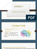 Lesson 2: Elements of Fiction