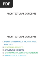 Architectural Concepts