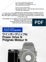 Mamiya m645 Super Power Drive N