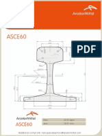 ArcelorMittal - Light Rails - ASCE60 Riel 60lb-Yd