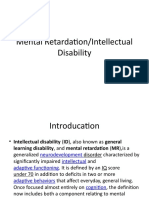 Intellactual disability