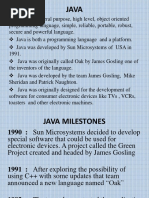 5 (Java History Features)