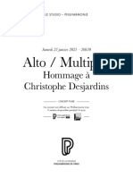 Alto / Multiples - Christophe Desjardins