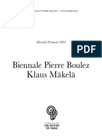 Biennale Pierre Boulez - Klaus Makela