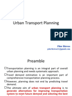 Urban Transport Planning: Piter Biswas