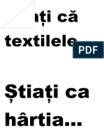 Știați că textilele