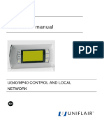 Instruction Manual for UNIFLAIR UG40/MP40 Control and Local Network