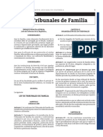 Ley de Tribunales de Familia