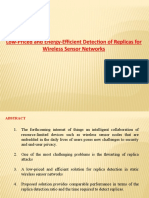 Low-Priced and Energy-Efficient Detection of Replicas For Wireless Sensor Networks