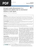 Rumpel-Leede Phenomenon in A Hypertensive Patient Due To Mechanical Trauma - A Case Report