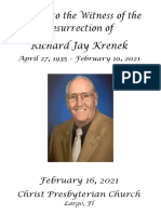 Celebration of The Life of Rick Krenek - Final