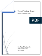 Virtual Trading Report: (Wealth Management)