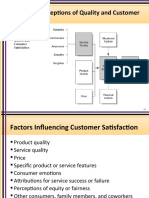 Customer Perceptions of Quality and Customer Satisfaction