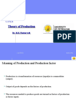Theory of Produc - 1