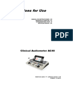 Clinical Audiometer AC40