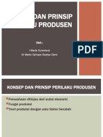 Perilaku Produsen