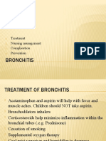 Bronchitis: Treatment Nursing Management Complication Prevention