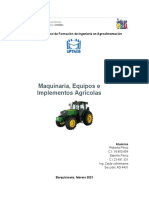 Maquinaria e Implementos Agricolas