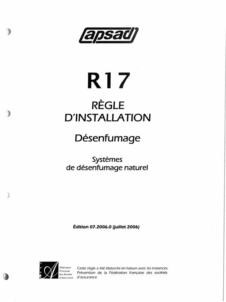 Apsad R17 Gratuit – Règles Apsad Pdf – LRBEL