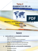 Reseña Histórica de Educación Comparada