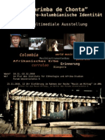 Plakat Ausstellung Marimba