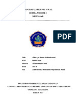 Laporan Akhir Ppl-Awal - Ida Ayu Anom Yuliamiastuti - 1613031014 - Pendidikan Kimia - Fmipa