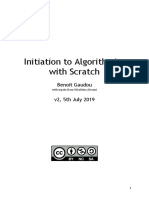 Initiationto Algorithmics With Scratch