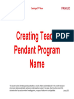 Creating Teach Pendant Program Name