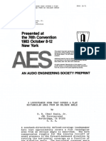 Keele (1983-10 AES Preprint) - Horn Covers Flat Rectangular Area