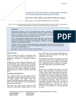 Perforations of Gastro Intestinal Tract in Neonates: A Retrospective Study of Aetiological Factors Excluding Necrotising Enterocolitis