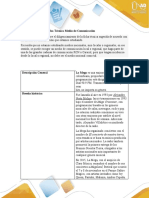 Paso 2 - Identificar Un Medio Regional - Local - Ficha Técnica