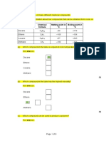 Crude Oil Compounds Table