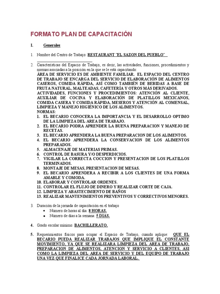 JCF Planeacion Mensual de Actividades | PDF | Artes culinarias | Alimentos