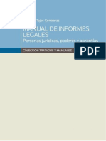 Tejos Contreras, Roberto - Manual de Informes Legales. Personas Juridicas, Poderes y Garantias