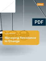 Managing Resistance To Change