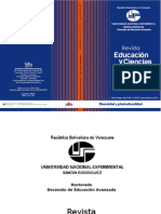 Revista Educacion y Ciencias Humanas N°36-37