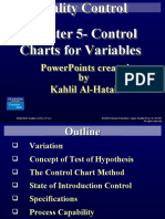 Chapter 6 Control Charts For Variables (1) 2021