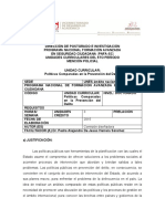 Unidad Curricular PNFA Políticas Comparadas en la Prevención del Delito, Periodo V Nivel Doctorado UNES 2021 PADJHS