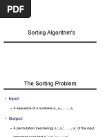 Sorting Algos