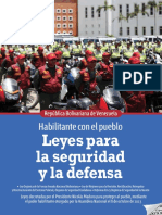 Leyes Para La Seguridad y La Defensa