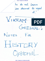 Ancient India - History Notes by Vikram Grewal