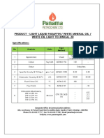 Product - Light Liquid Paraffin / White Mineral Oil / White Oil Light Technical 20