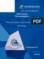 Intervención psicopedagógica: Guía de estudios